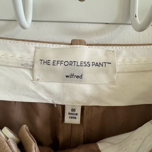 Wilfred The Effortless Pant in Heather Gold Camel - Picture 4 of 5